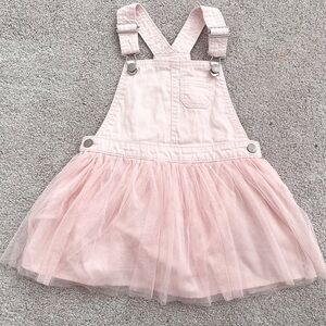 ⭐️5/$25⭐️ Epic Threads 3T Pink Tulle Skirt Overalls